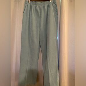 NWT Alfred Dunner blue suede pants. 16 petite